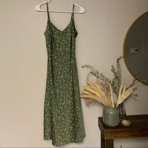 Green floral dress SOLD
